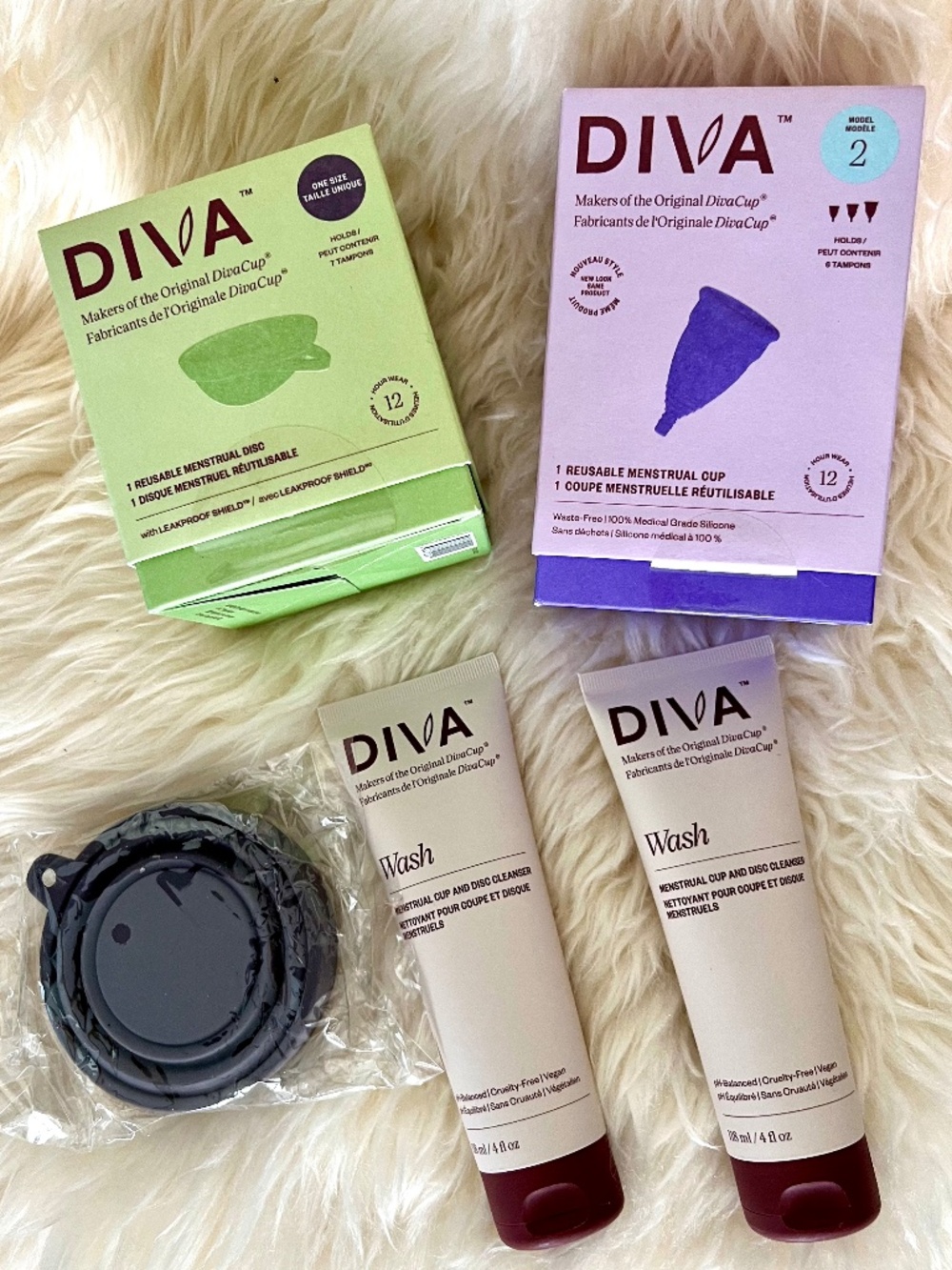 Diva Menstrual Care Bundle -Brand New
